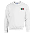 Sweat-shirt italie broderie couleur en coton mélangé doux