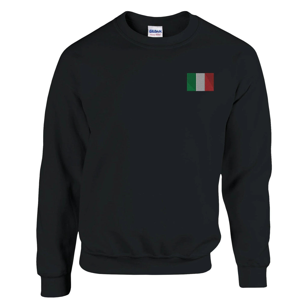 Sweat-shirt italie broderie couleur en coton mélangé doux