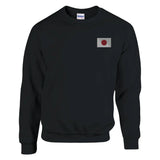 Sweat-shirt japon broderie couleur en coton mélangé doux
