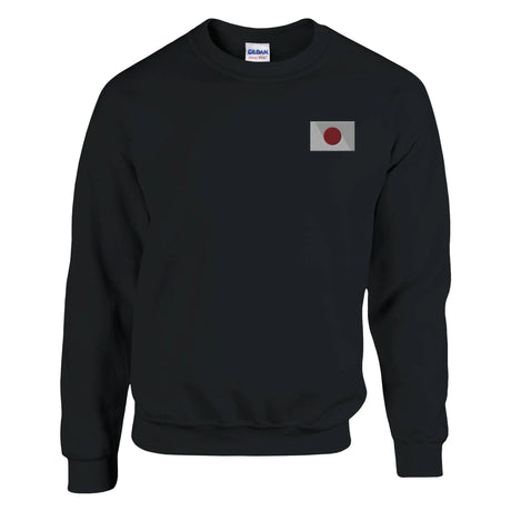 Sweat-shirt japon broderie couleur en coton mélangé doux