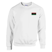 Sweat-shirt libye broderie couleur coton mélangé doux