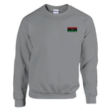 Sweat-shirt libye broderie couleur coton mélangé doux