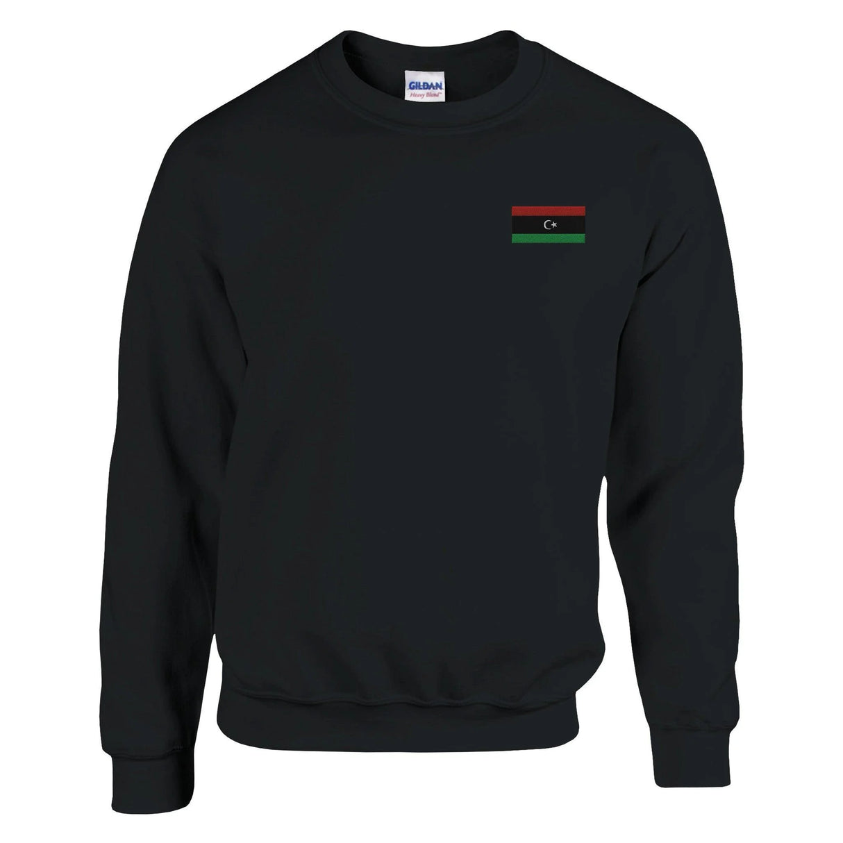 Sweat-shirt libye broderie couleur coton mélangé doux