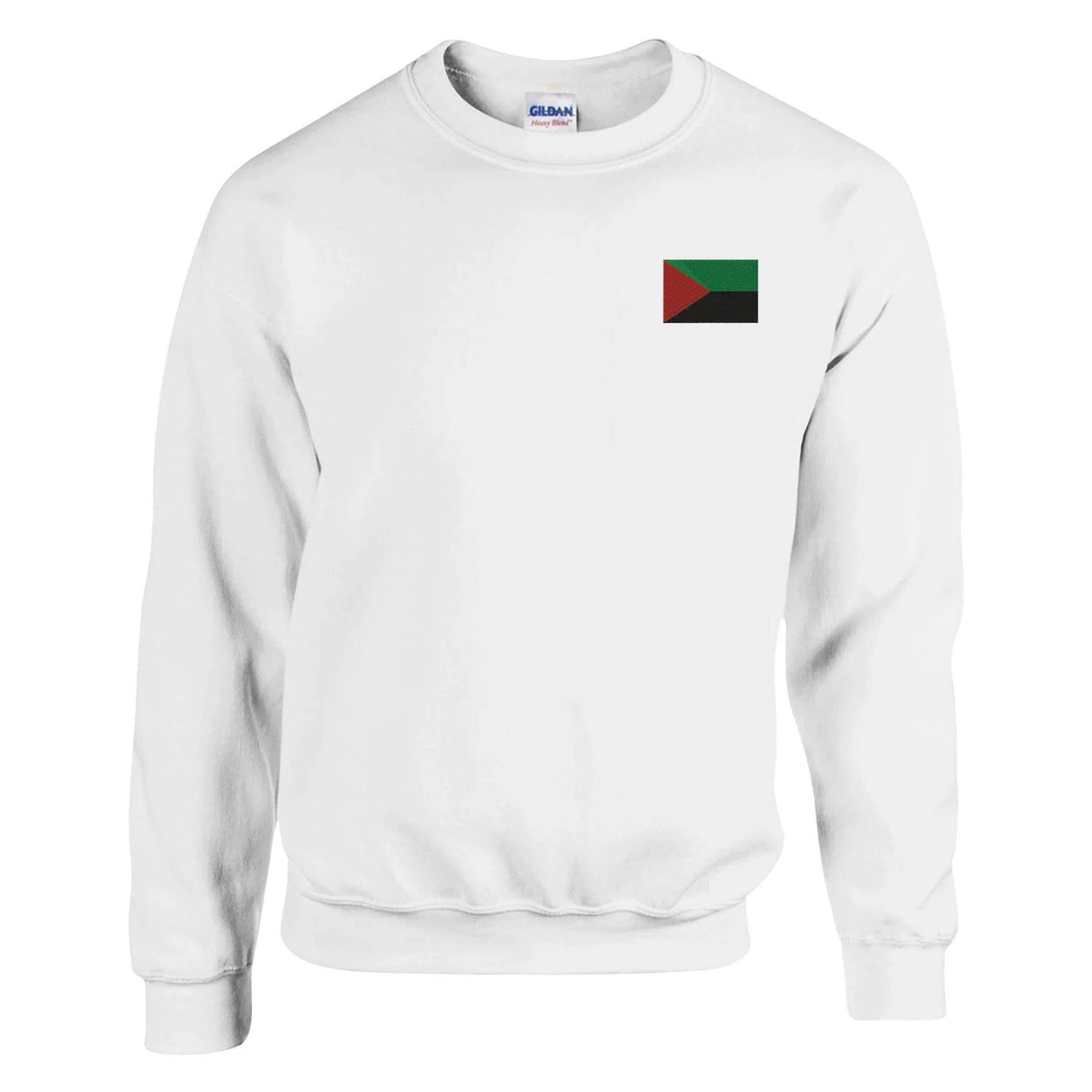 Sweat-shirt martinique broderie couleur coton mélangé doux