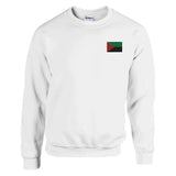 Sweat-shirt martinique broderie couleur coton mélangé doux