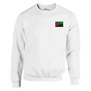 Sweat-shirt martinique broderie couleur coton mélangé doux