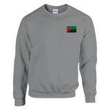 Sweat-shirt martinique broderie couleur coton mélangé doux