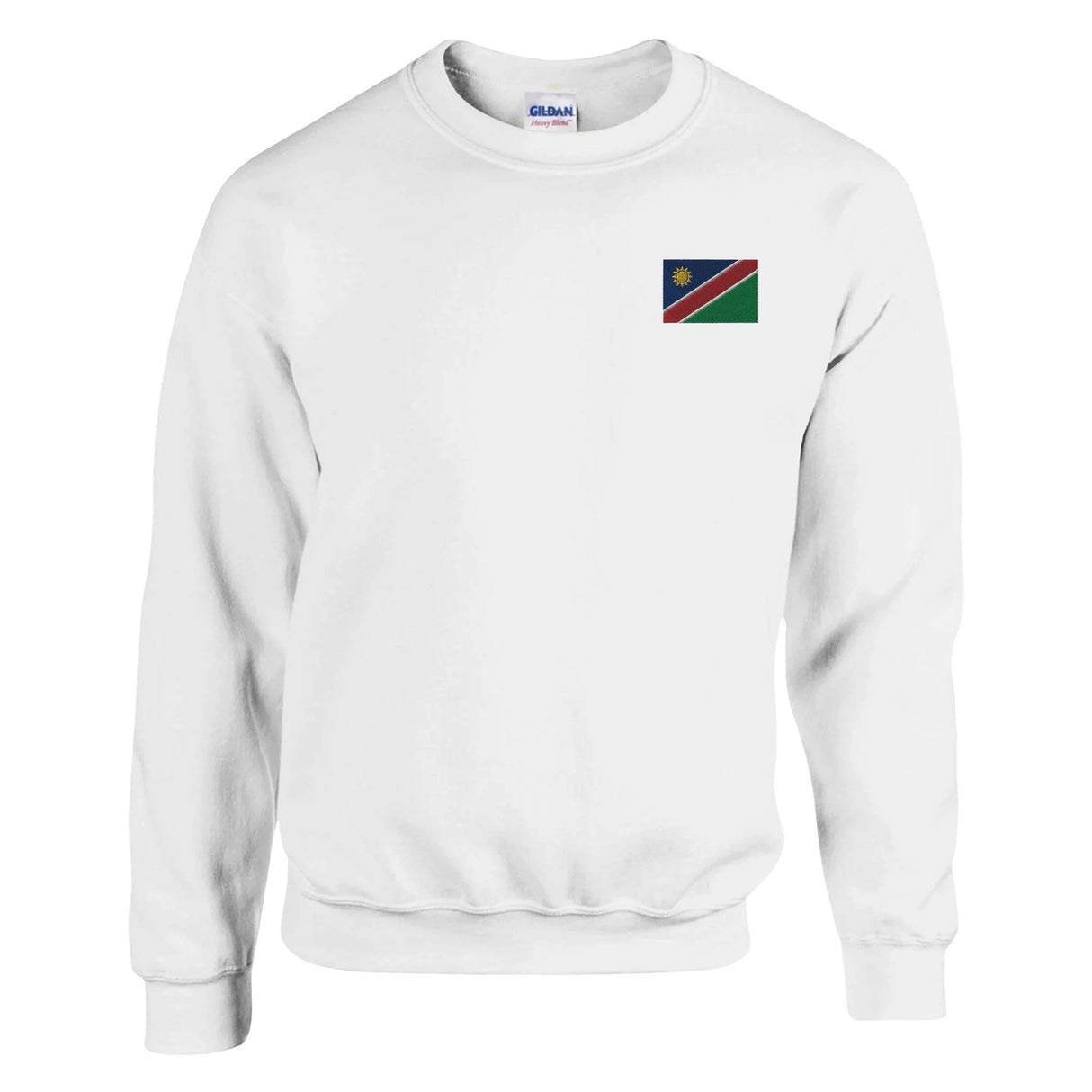 Sweat-shirt namibie broderie couleur en coton mélangé