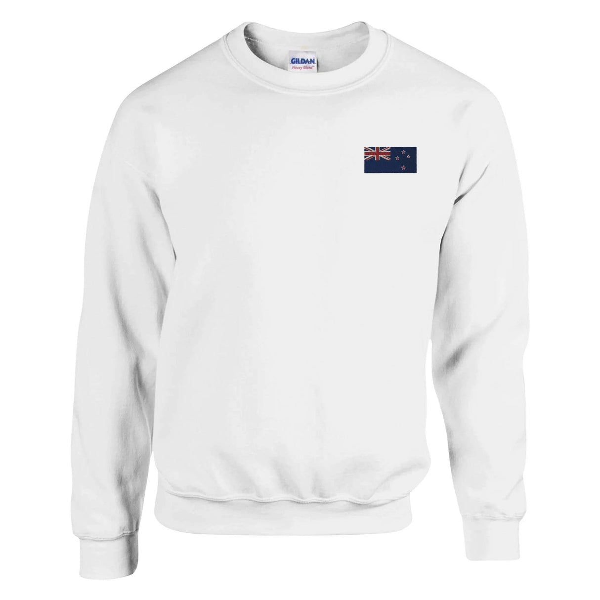 Sweat-shirt nouvelle-zélande broderie couleur coton mélangé