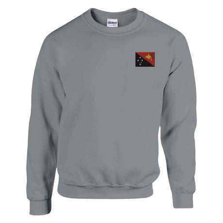 Sweat-shirt papouasie-nouvelle-guinée broderie coton doux