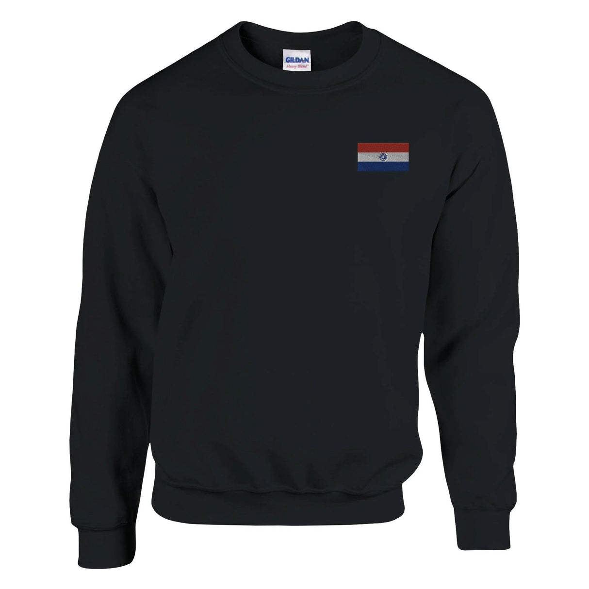 Sweat-shirt paraguay broderie couleur en mélange doux