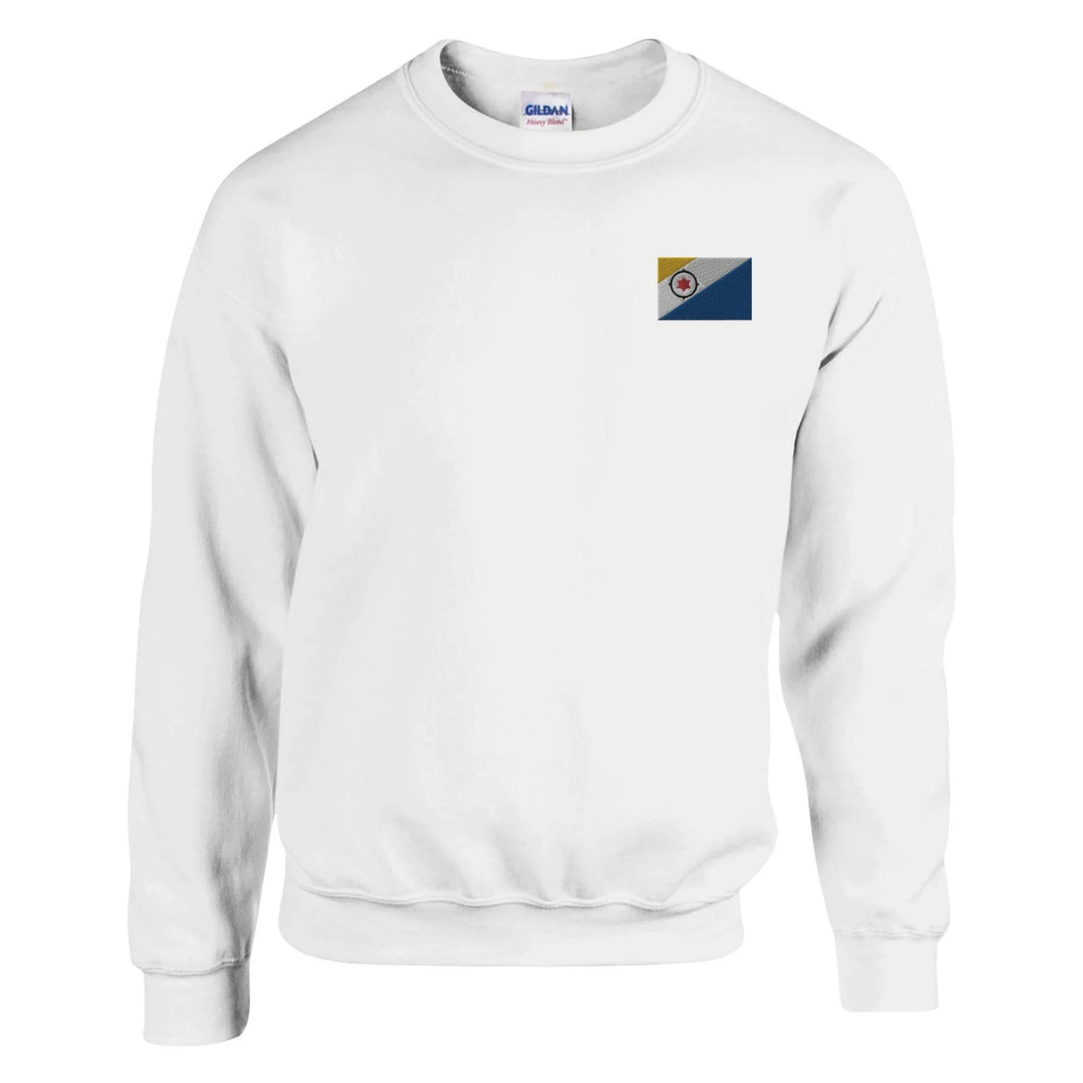 Sweat-shirt pays-bas caraïbéen broderie coton mélangé