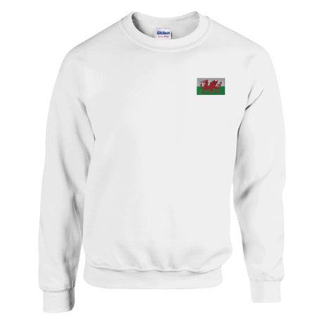 Sweat-shirt pays de galles broderie couleur coton mélangé