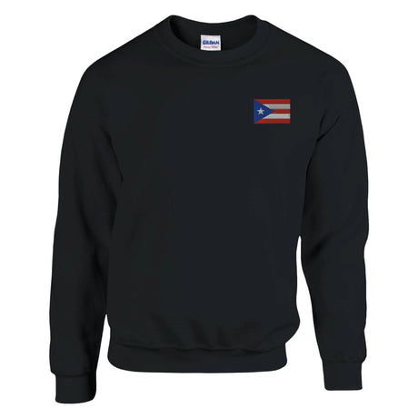 Sweat-shirt porto rico broderie couleur coton mélangé