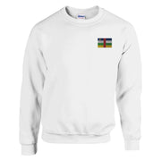 Sweat-shirt république centrafricaine broderie coton mélangé