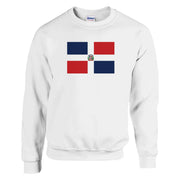 Sweat-shirt république dominicaine coton mélangé brodé