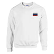 Sweat-shirt russie broderie couleur coton mélangé doux