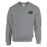 Sweat-shirt saint-christophe-et-niévès broderie couleur coton