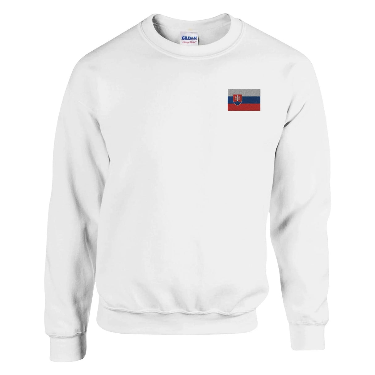 Sweat-shirt slovaquie broderie couleur coton mélangé