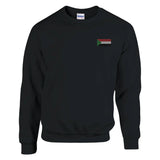 Sweat-shirt soudan broderie couleur en coton mélangé doux