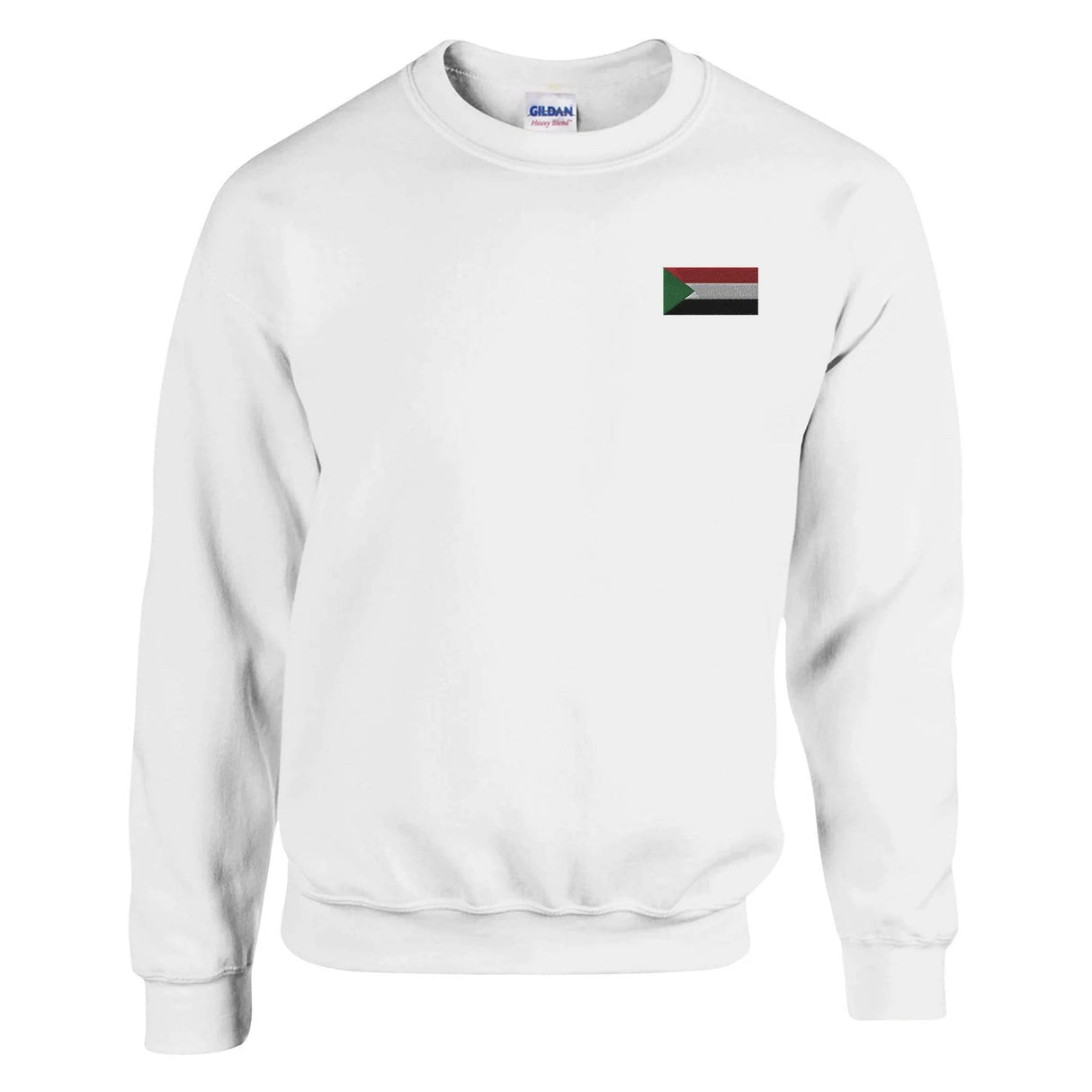 Sweat-shirt soudan broderie couleur en coton mélangé doux