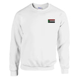 Sweat-shirt soudan broderie couleur en coton mélangé doux