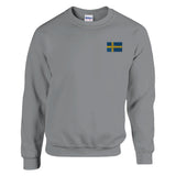 Sweat-shirt suède broderie couleur en coton mélangé doux