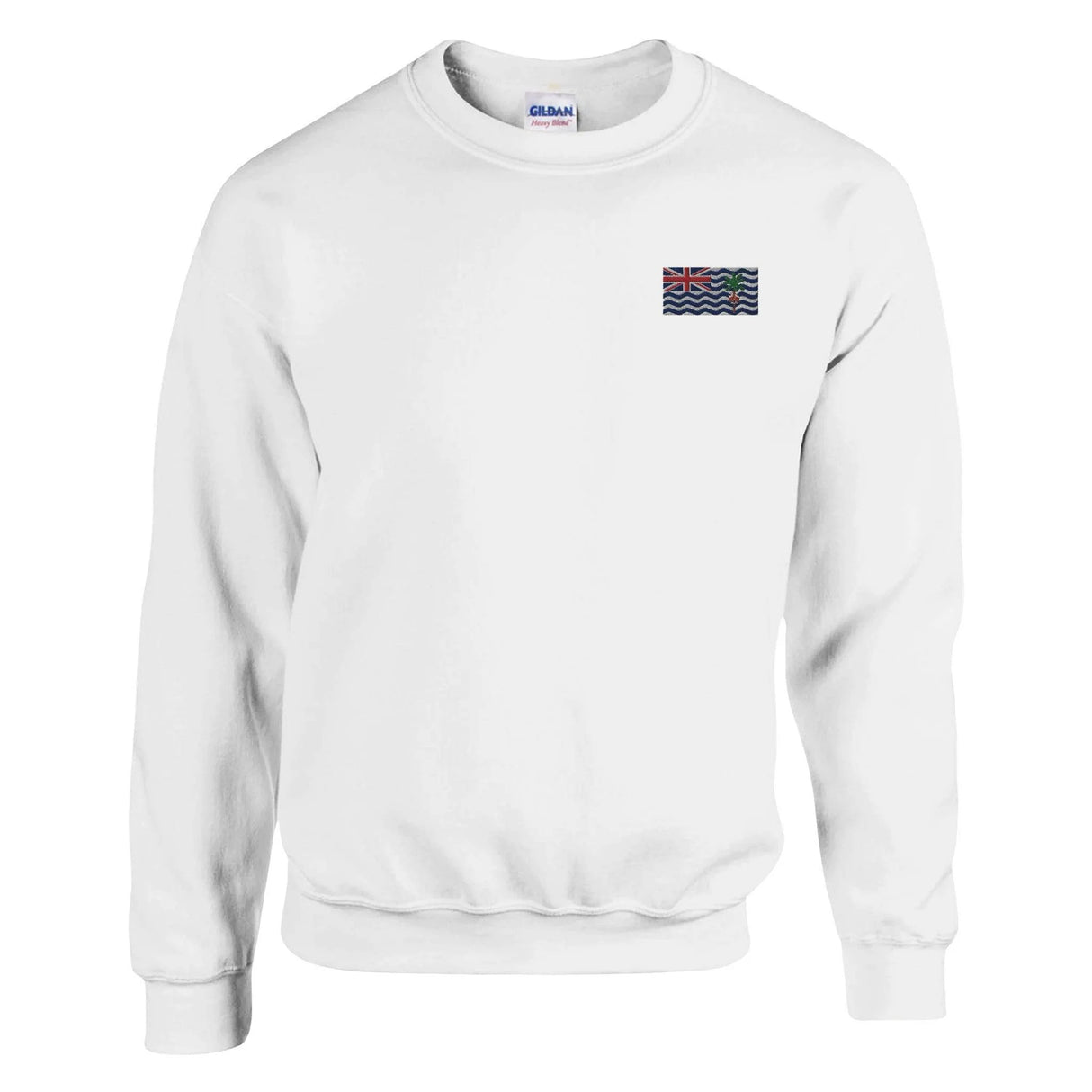 Sweat-shirt territoire britannique brodé coton mélangé doux