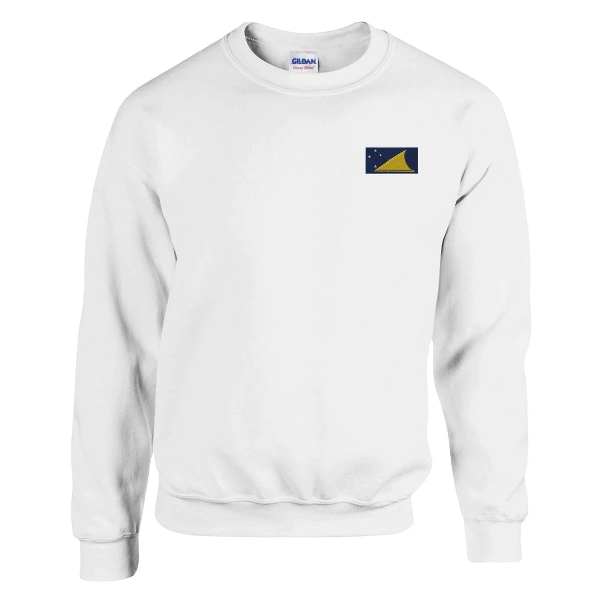 Sweat-shirt tokelau broderie couleur en mélange doux