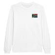 T-shirt à manches longues afrique du sud broderie coton doux