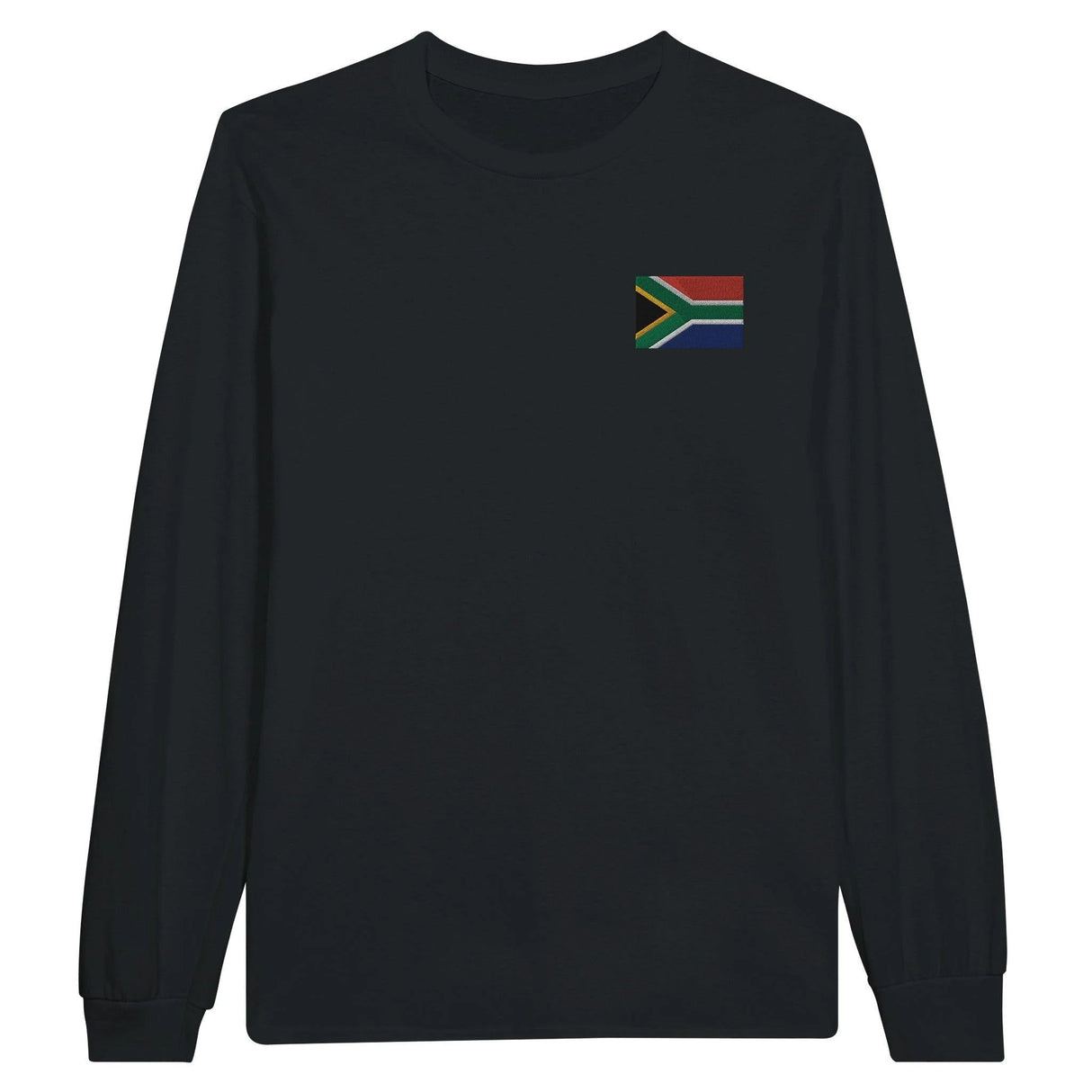 T-shirt à manches longues afrique du sud broderie coton doux