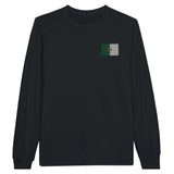 T-shirt à manches longues algérie broderie coton mélangé