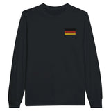 T-shirt à manches longues allemagne coton broderie couleur