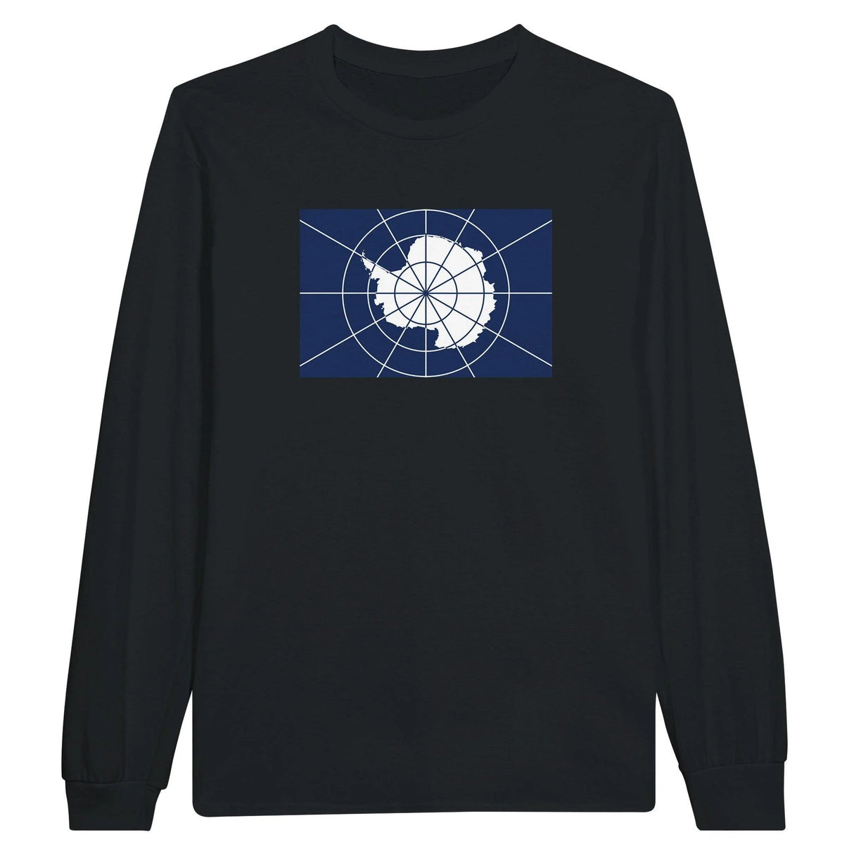 T-shirt à manches longues antarctique officiel coton mélangé