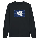 T-shirt à manches longues antarctique officiel coton mélangé