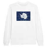 T-shirt à manches longues antarctique officiel coton mélangé