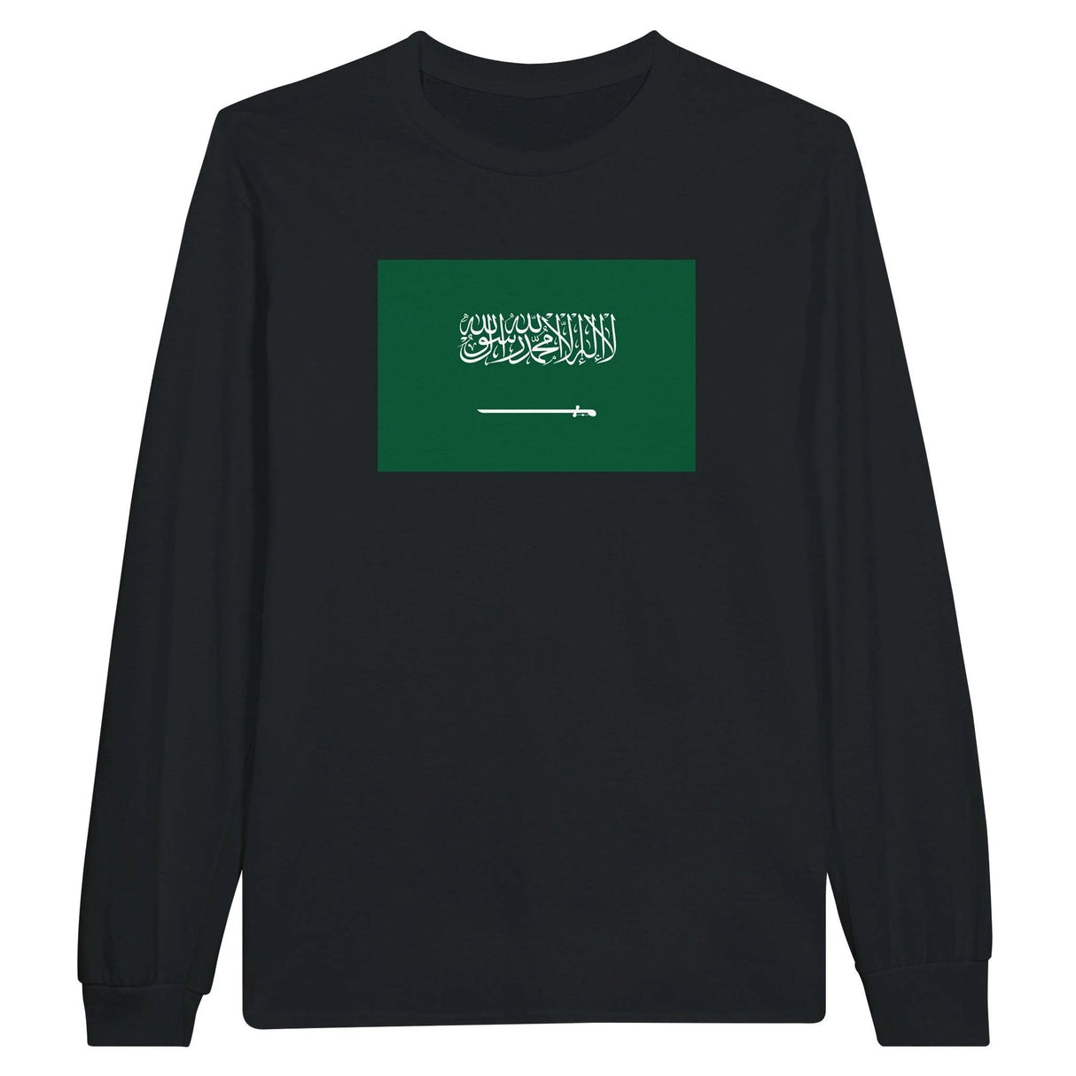 T-shirt à manches longues arabie saoudite coton mélangé
