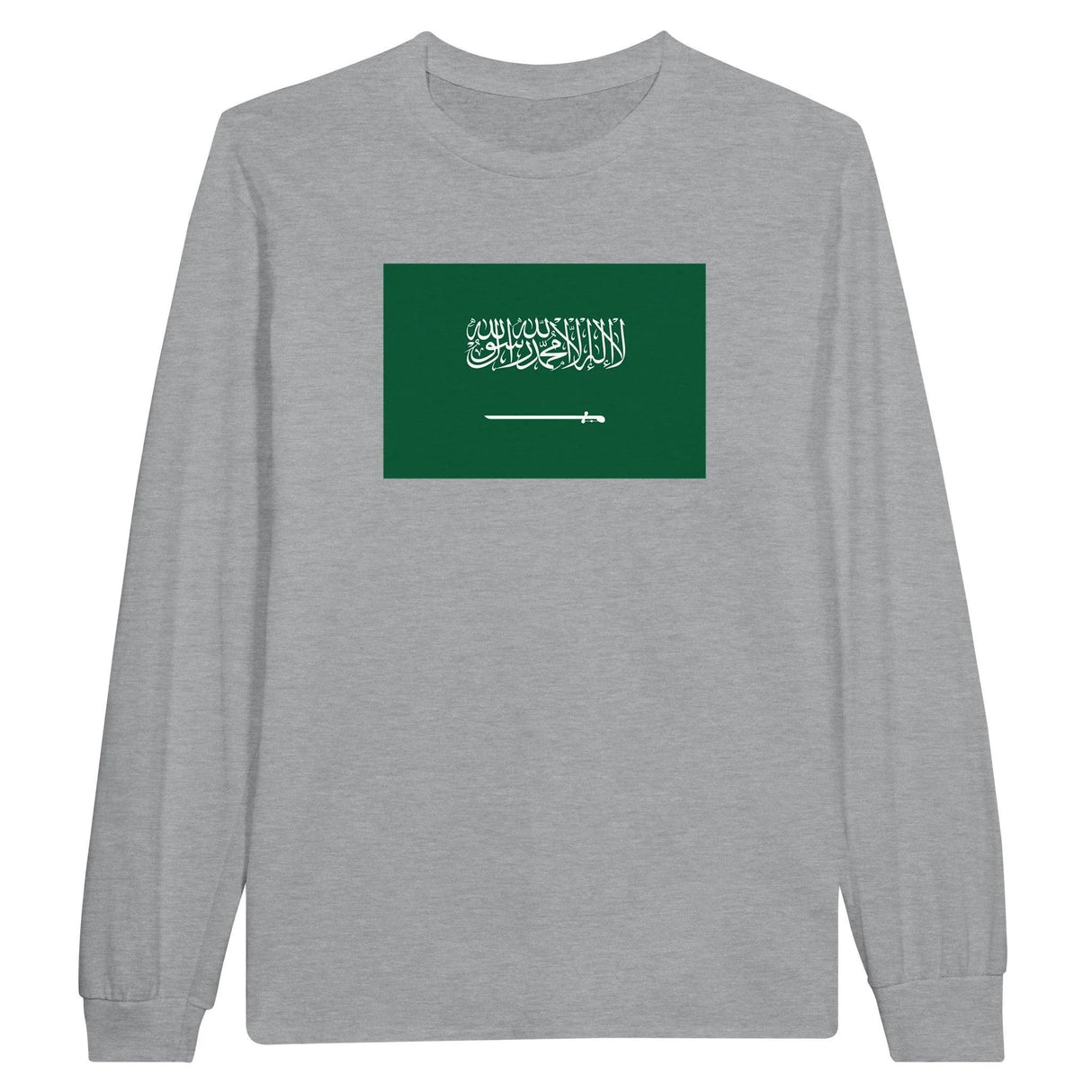 T-shirt à manches longues arabie saoudite coton mélangé