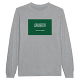T-shirt à manches longues arabie saoudite coton mélangé