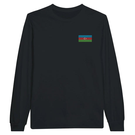 T-shirt à manches longues azerbaïdjan broderie coton mélangé