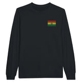 T-shirt à manches longues bolivie broderie coton mélangé