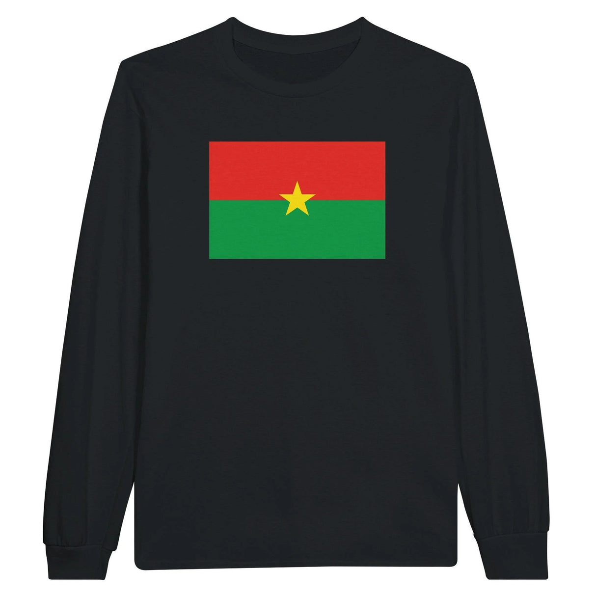 T-shirt à manches longues burkina faso coton mélangé imprimé