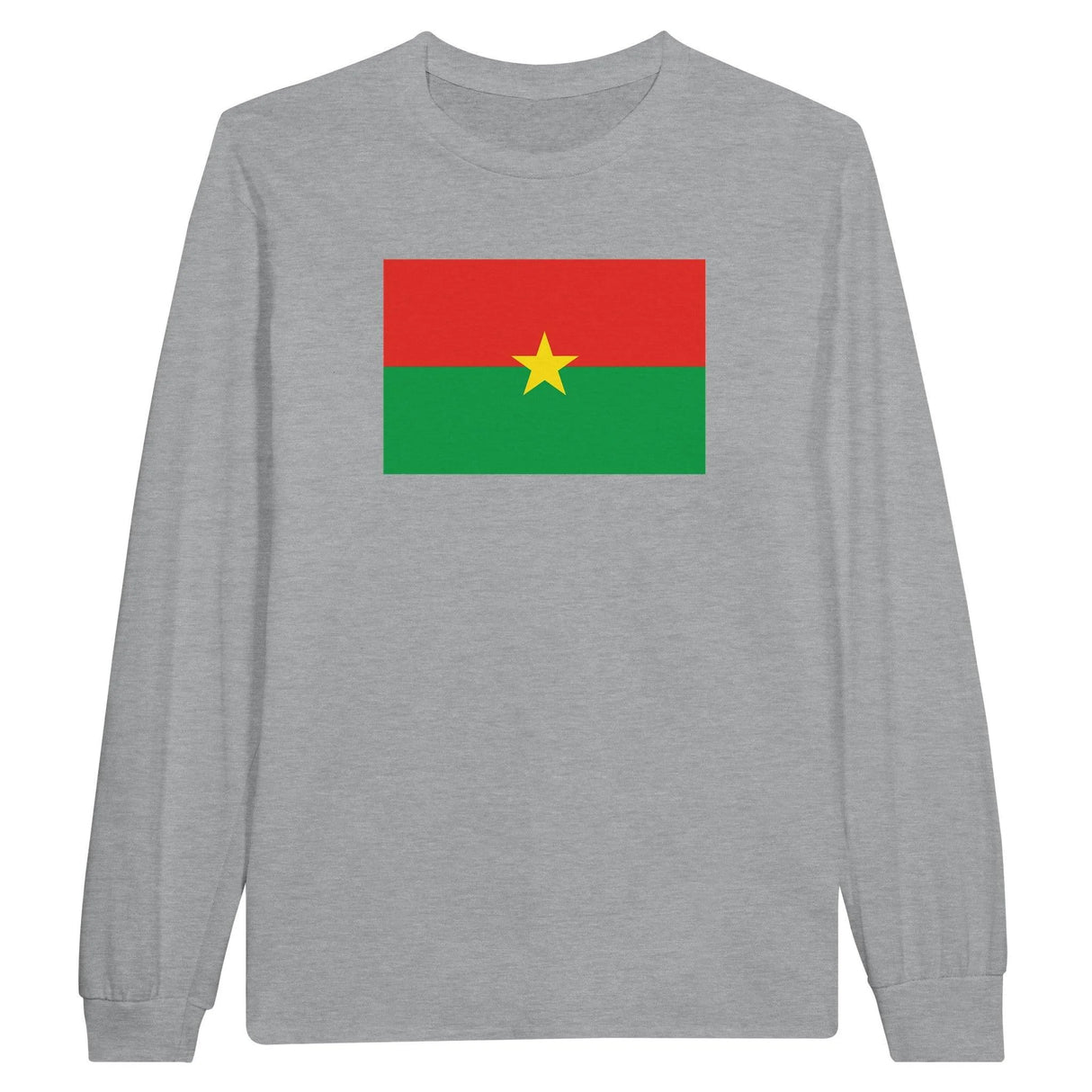 T-shirt à manches longues burkina faso coton mélangé imprimé