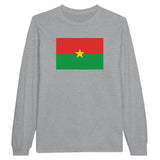T-shirt à manches longues burkina faso coton mélangé imprimé