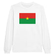 T-shirt à manches longues burkina faso coton mélangé imprimé