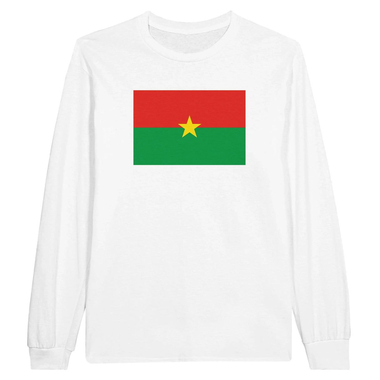 T-shirt à manches longues burkina faso coton mélangé imprimé
