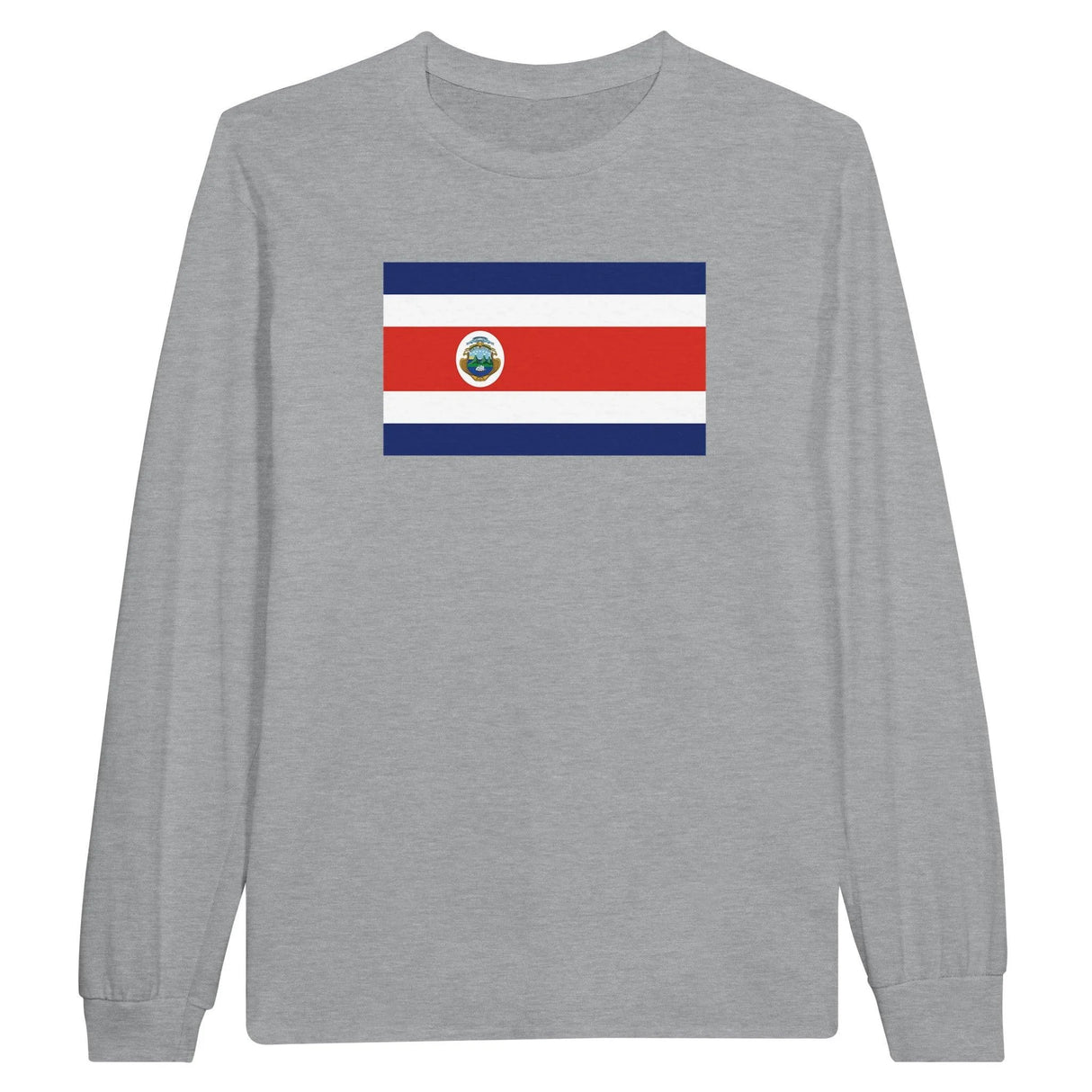 T-shirt à manches longues costa rica coton mélangé imprimé
