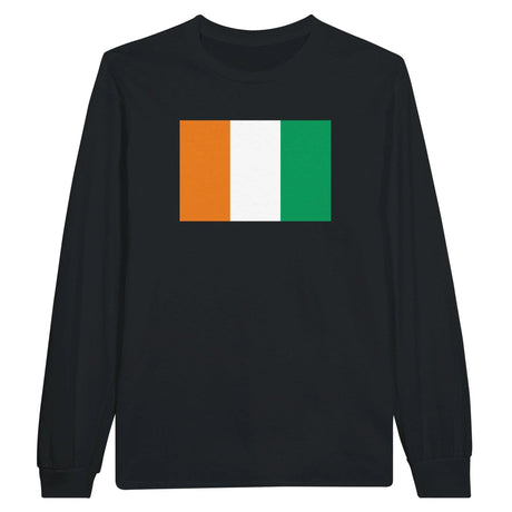 T-shirt à manches longues côte d’ivoire coton mélangé