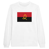 T-shirt à manches longues drapeau angola - pixelforma
