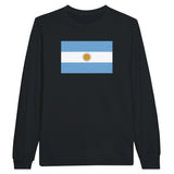 T-shirt à manches longues drapeau argentine - pixelforma